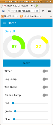 TV timer web page